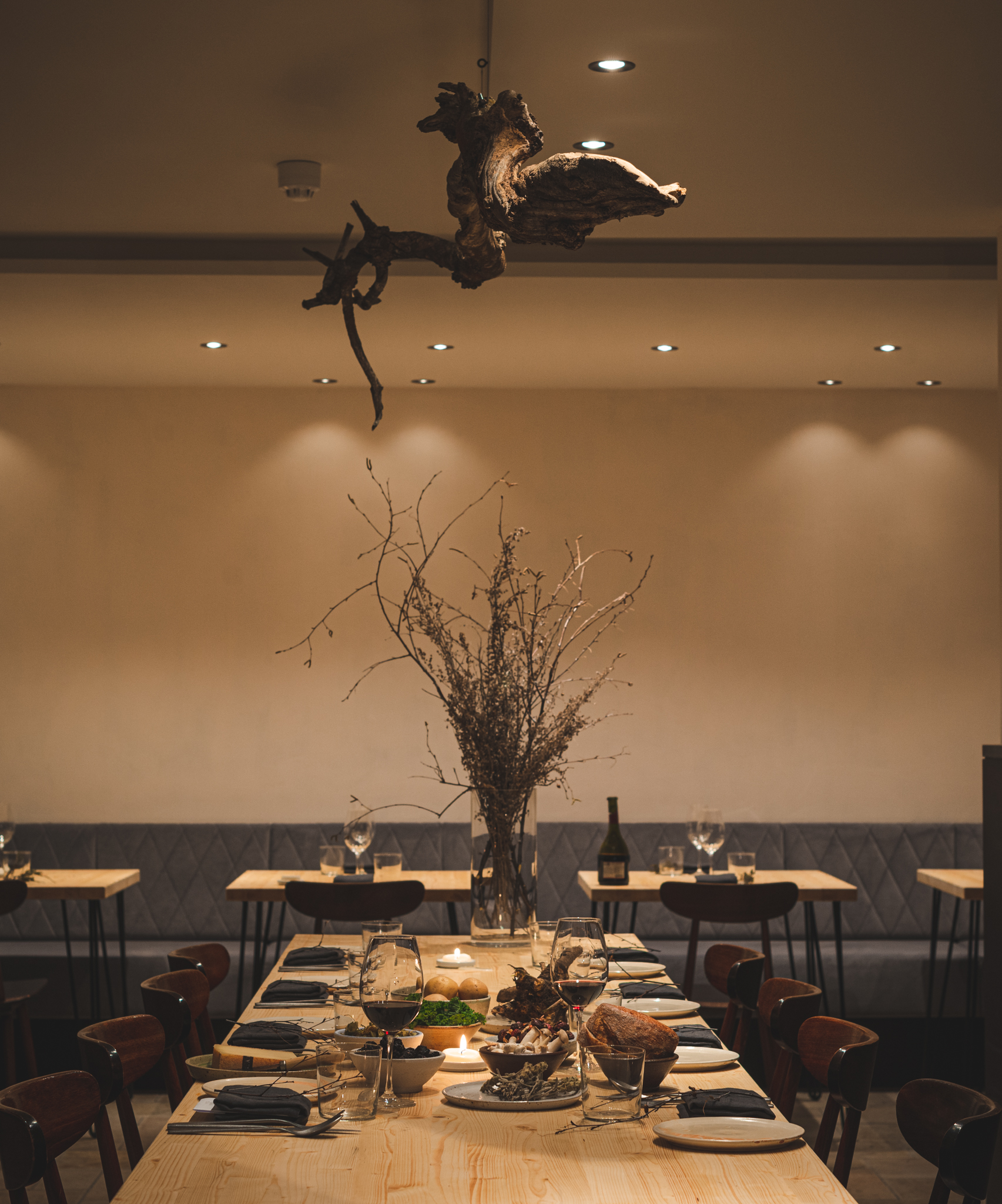 Restaurant interior and atmosphere photography in Zermatt